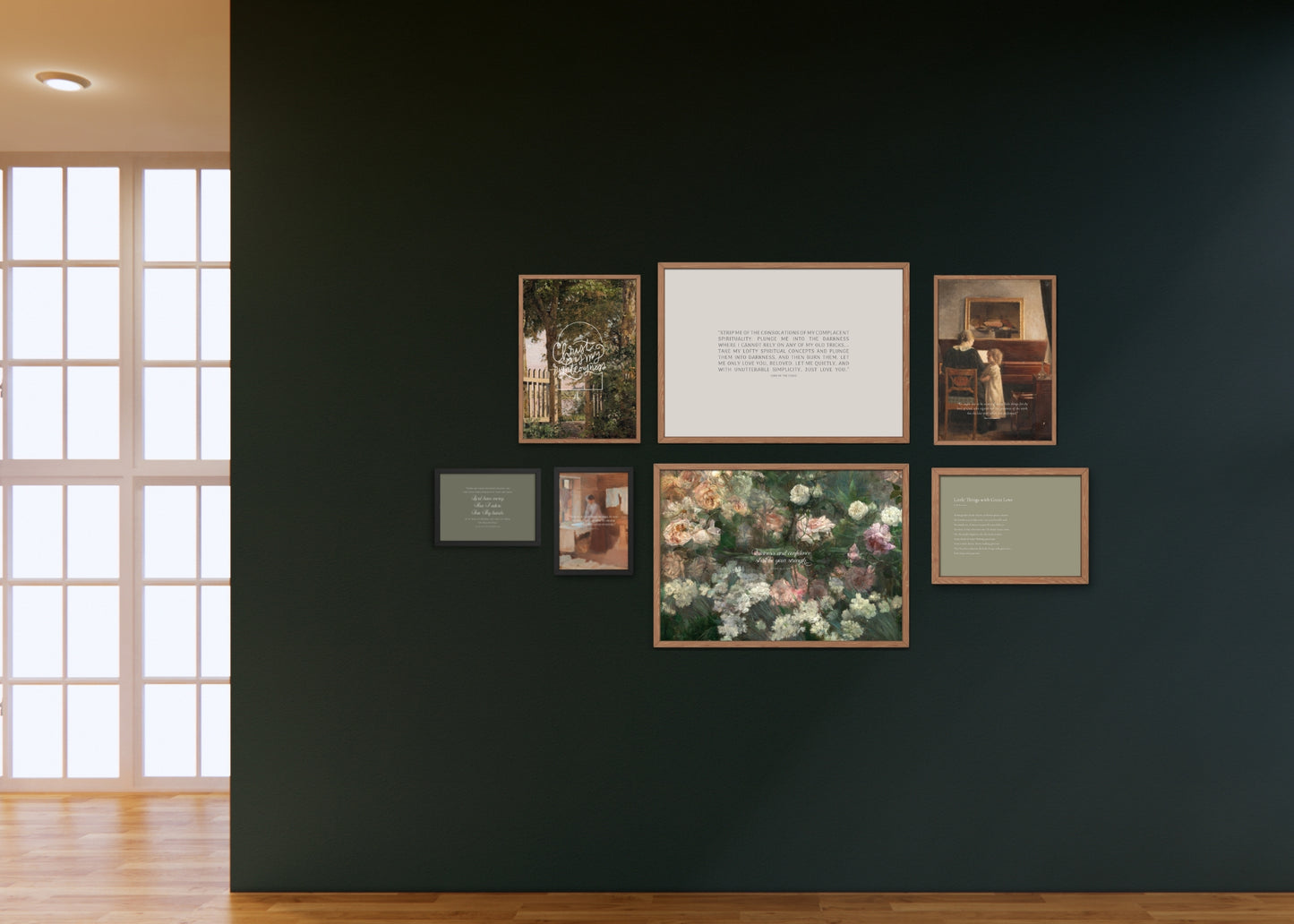 "Christ is My Righteousness" Truth Wall (7 Prints)