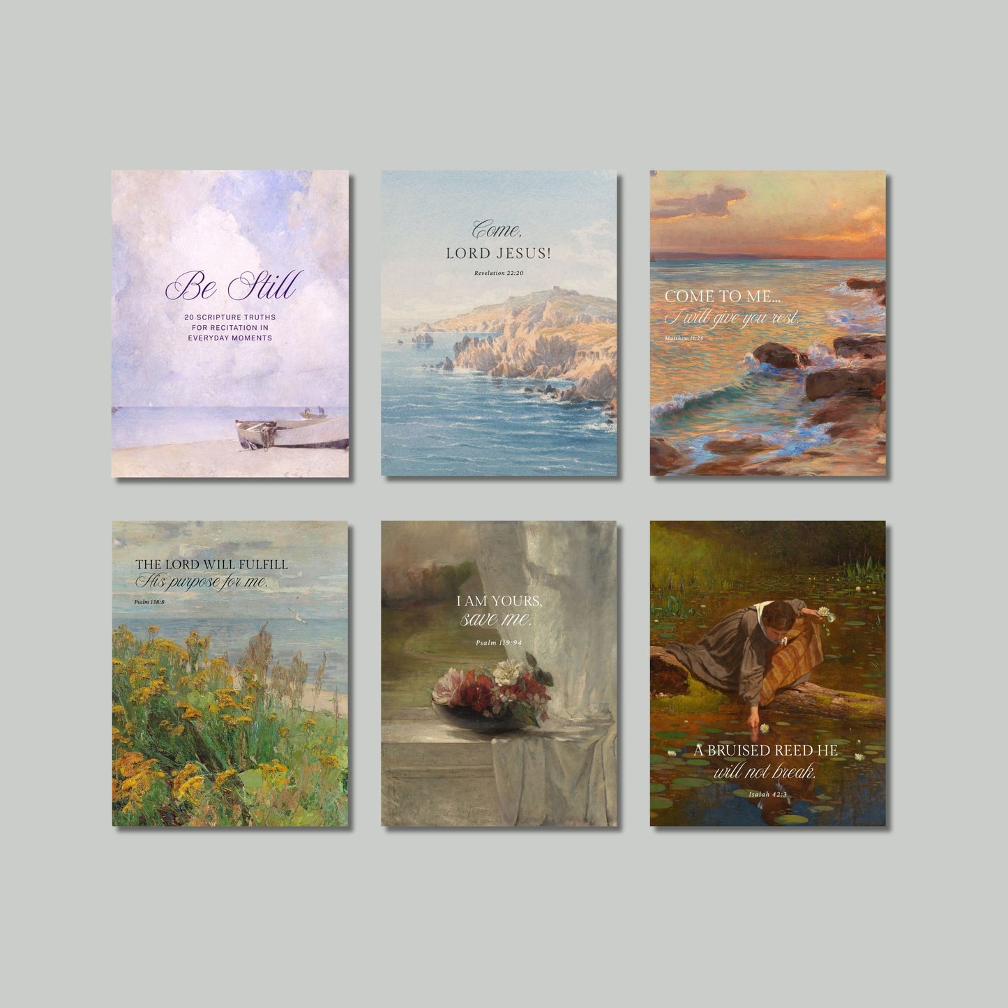 "Be Still" Scripture Prayer Cards