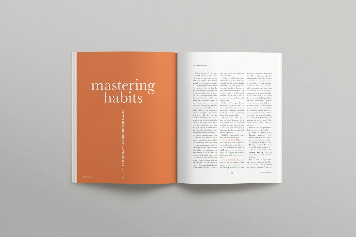 Commonplace Vol. 07 - Rhythms and Habits