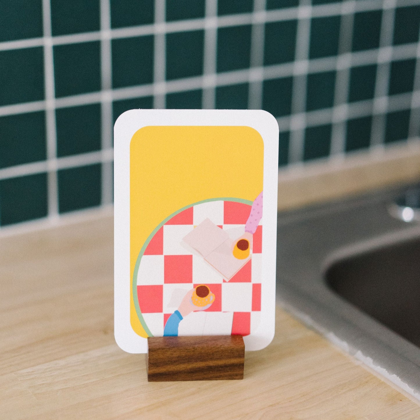 "I Bring My Friend to Jesus" Prayer Cards + Wooden Display Block