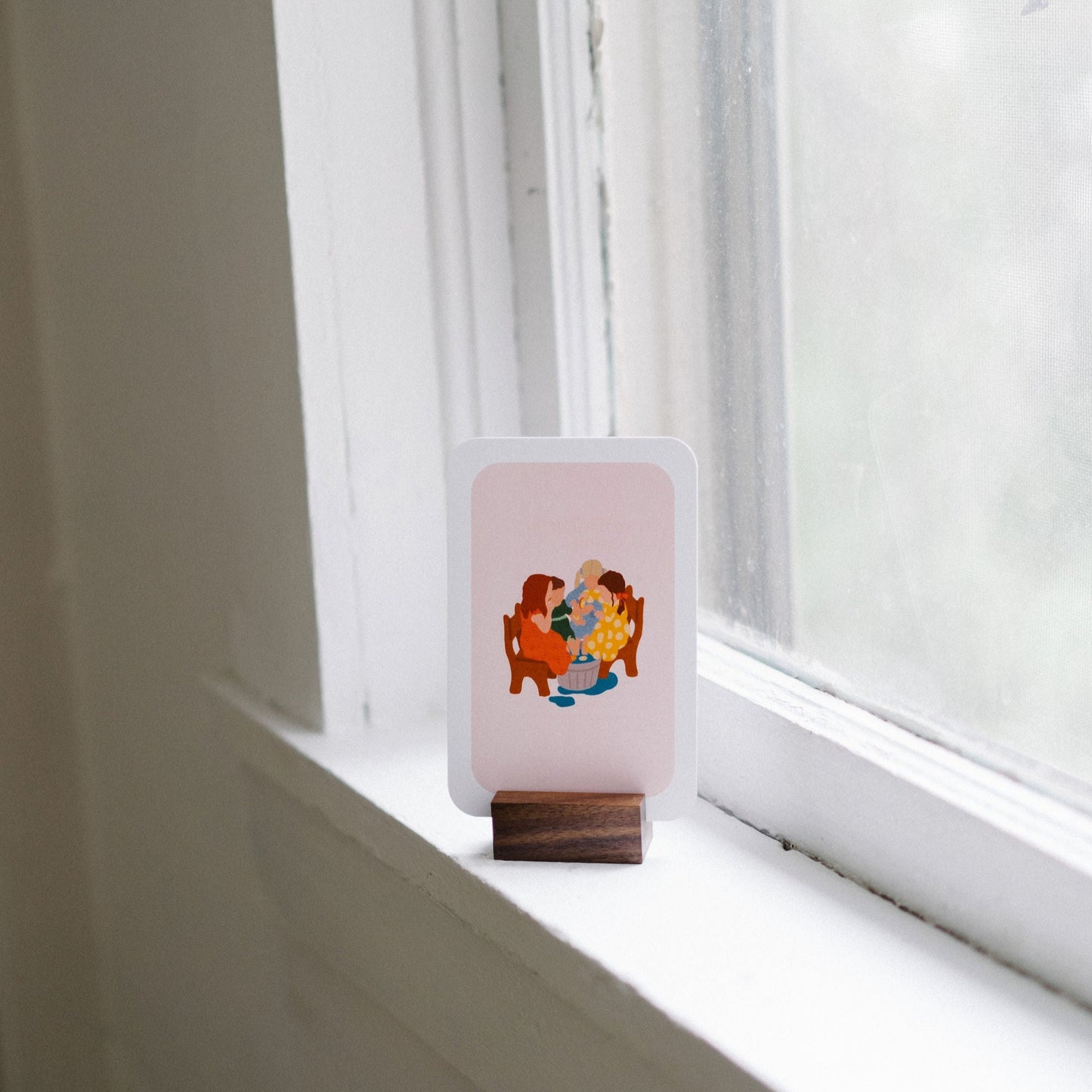 "I Bring My Friend to Jesus" Prayer Cards + Wooden Display Block