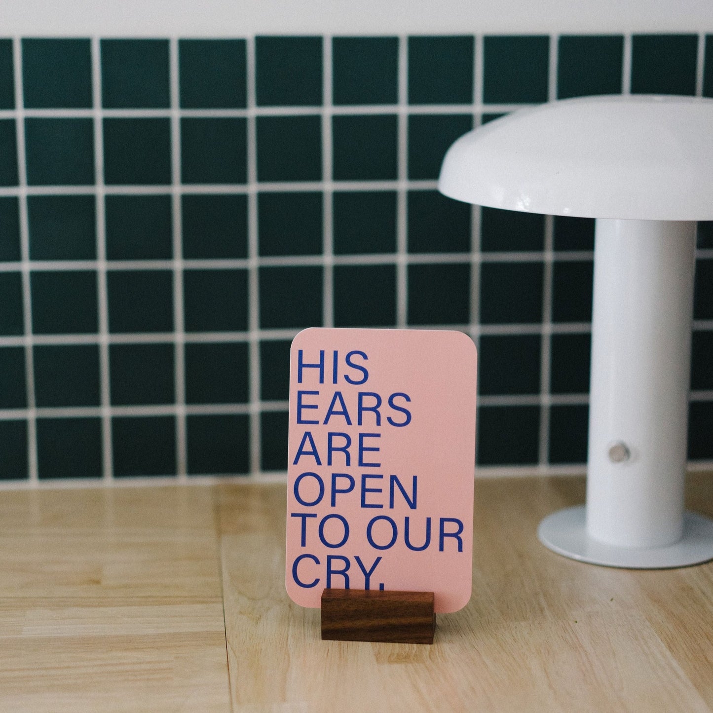 "I Bring My Friend to Jesus" Prayer Cards + Wooden Display Block