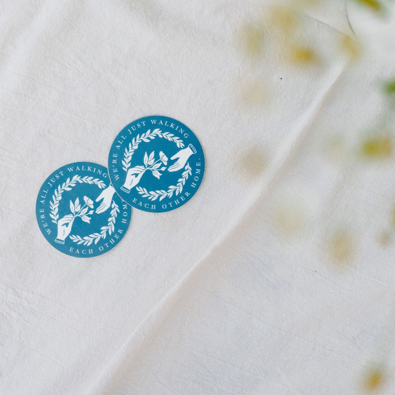 "Walking Each Other Home" Sticker