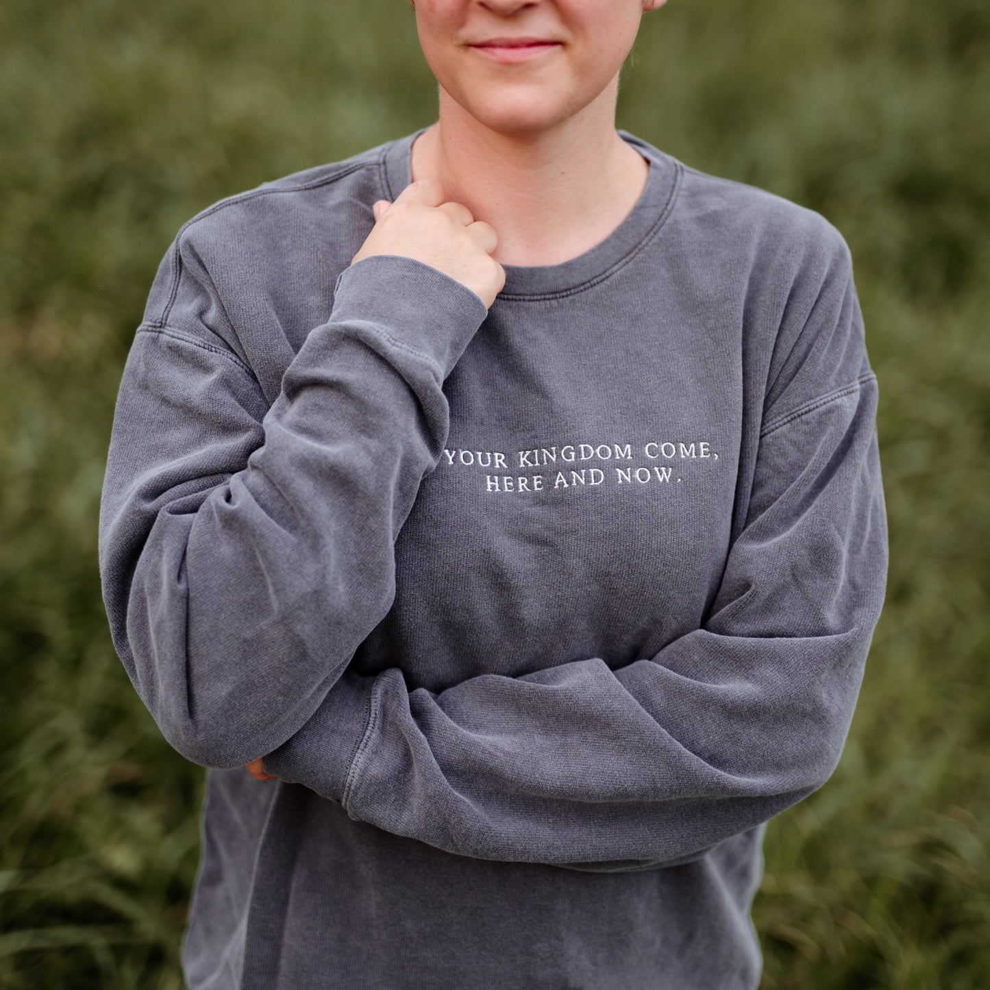 Lord's Prayer Crewneck Sweatshirt - two design options
