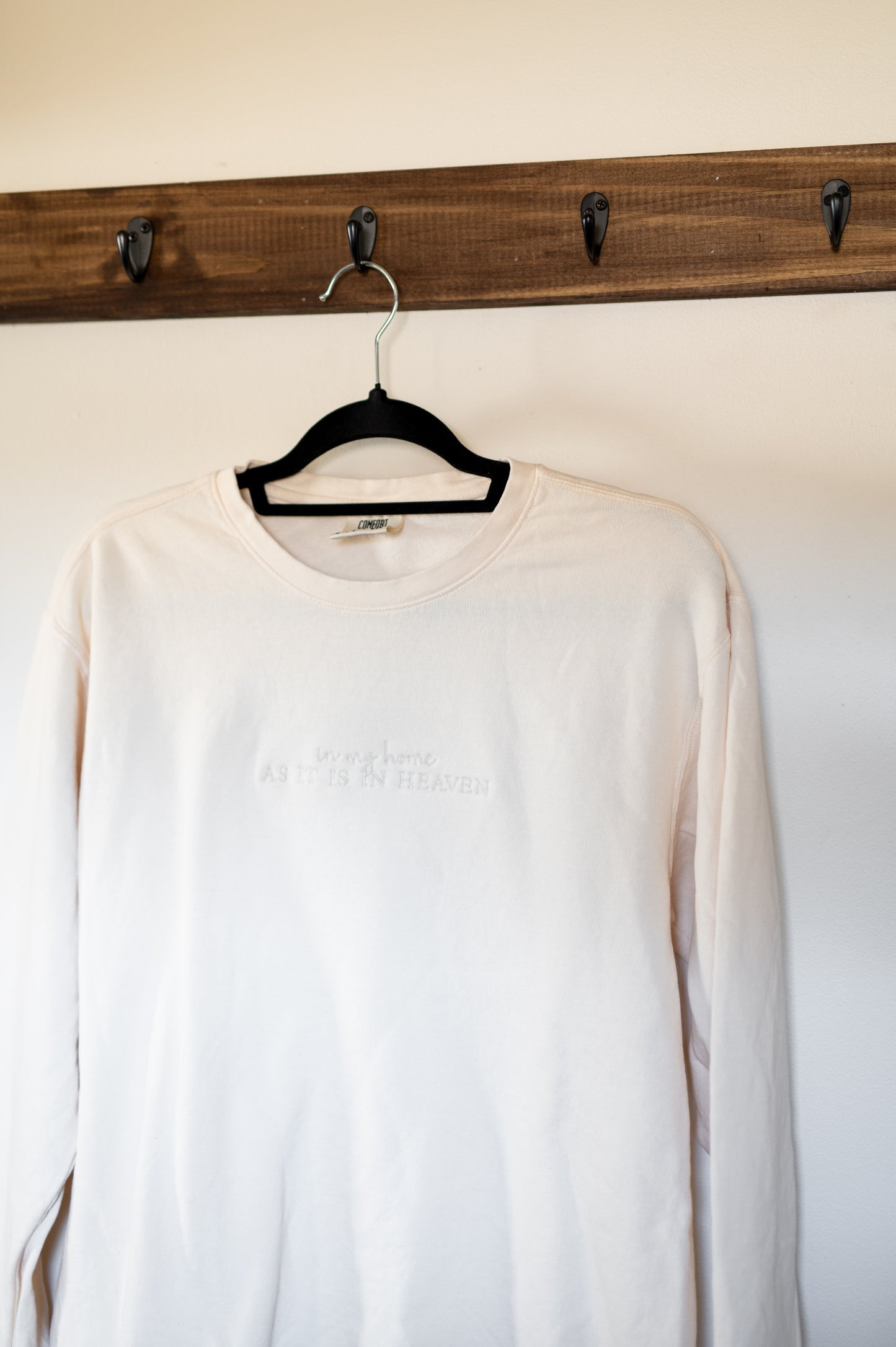 "In My Home as it is in Heaven" Crewneck Sweatshirt