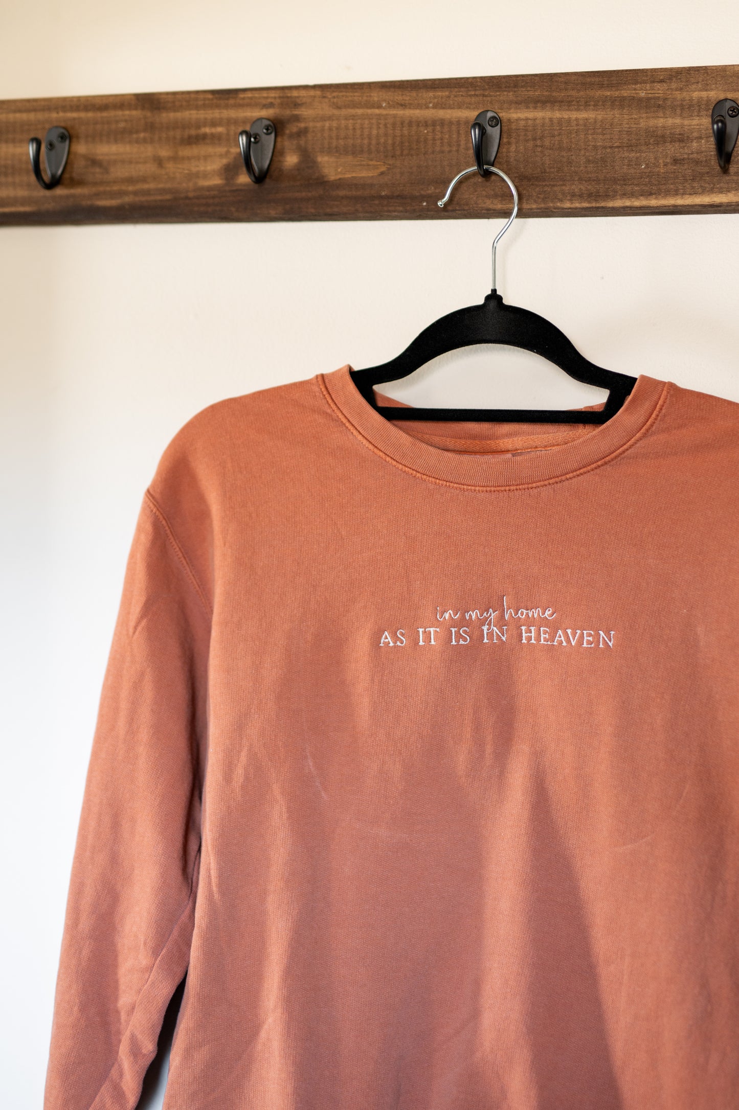 "In My Home as it is in Heaven" Crewneck Sweatshirt