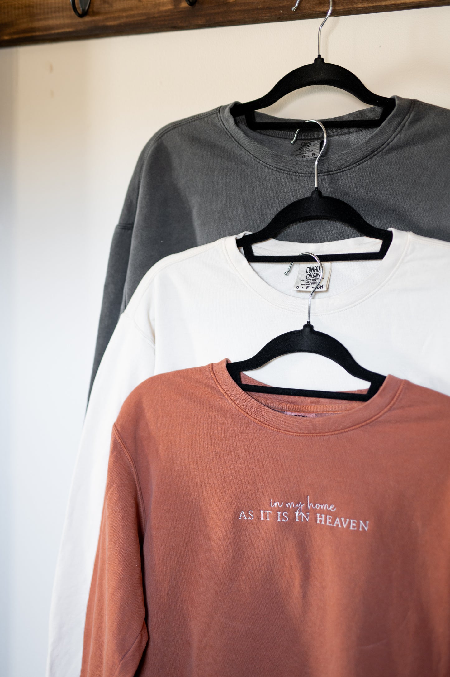 "In My Home as it is in Heaven" Crewneck Sweatshirt