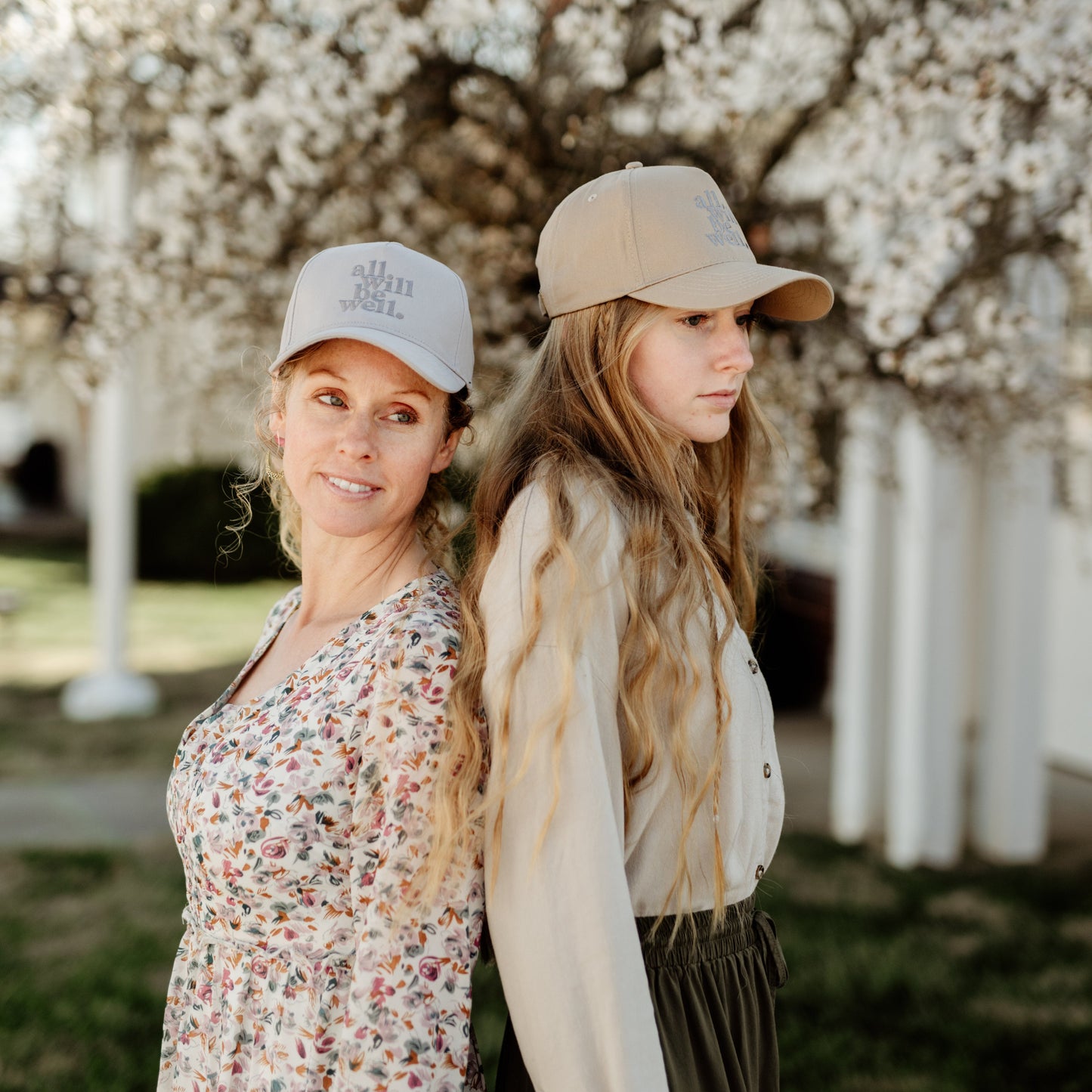 All Will Be Well Embroidered Hat | Black, Sand, Light Gray