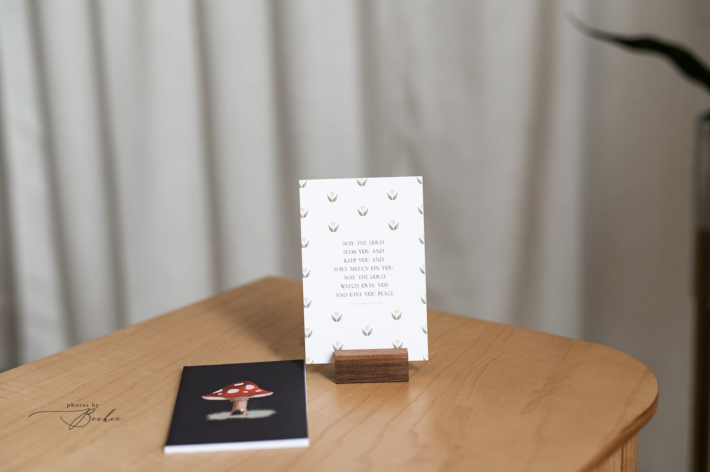 "All Through the Night" Prayer Cards + Wooden Display Block