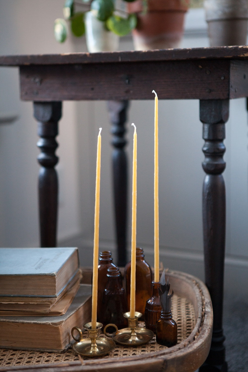 Pure Beeswax Candle Tapers - 2 sizes