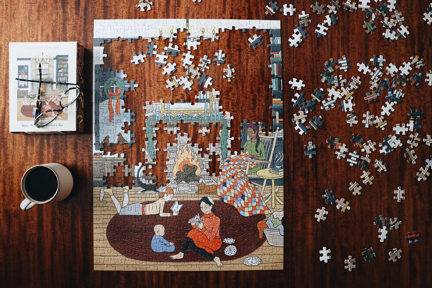 Jigsaw Puzzle - "Home on a Quiet Winter's Eve"