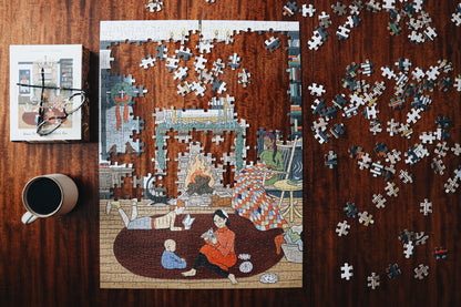 Jigsaw Puzzle - "Home on a Quiet Winter's Eve"