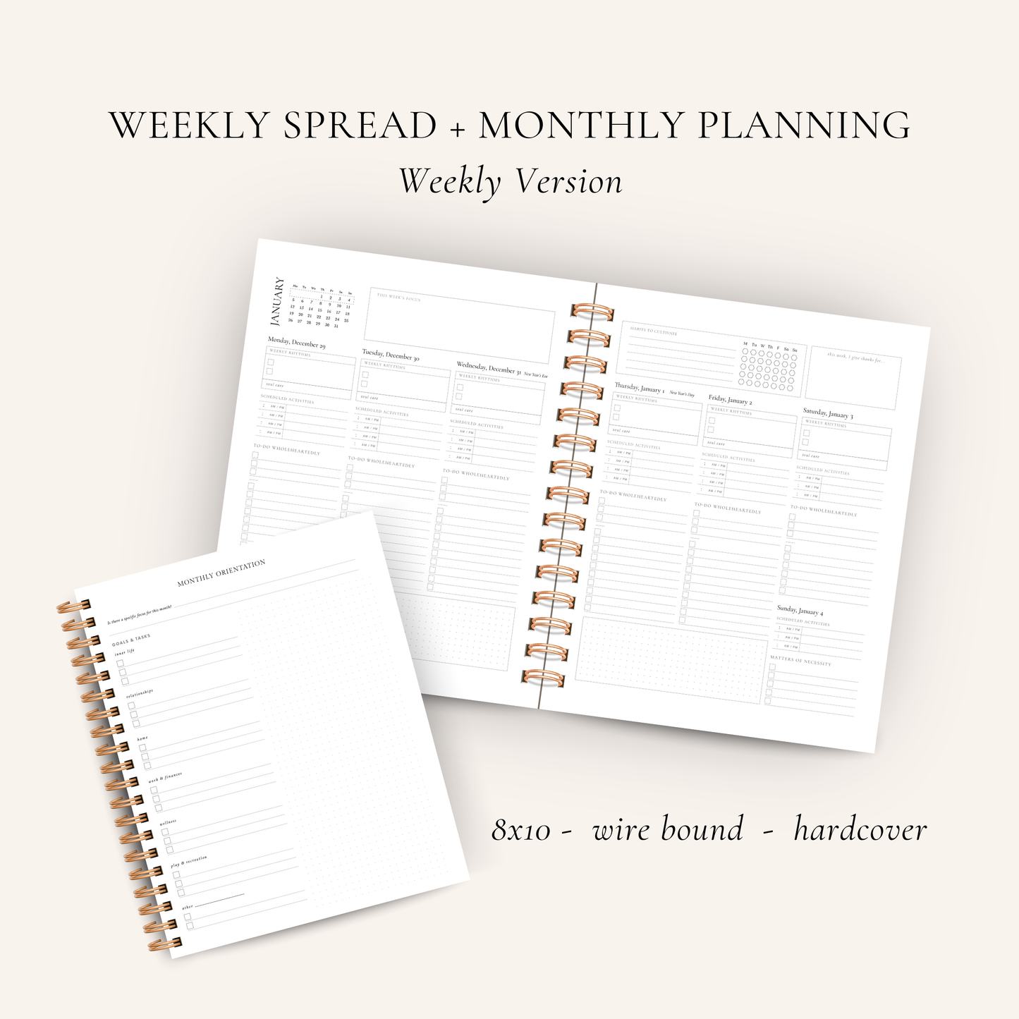 🎉Preorders open August 31! 🎉  2027 Clarity Planner - WEEKLY VERSION