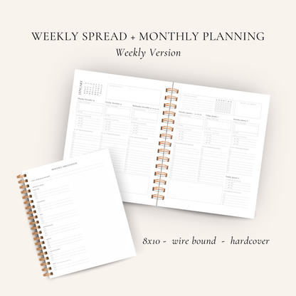 🎉Preorders open August 31! 🎉  2027 Clarity Planner - WEEKLY VERSION