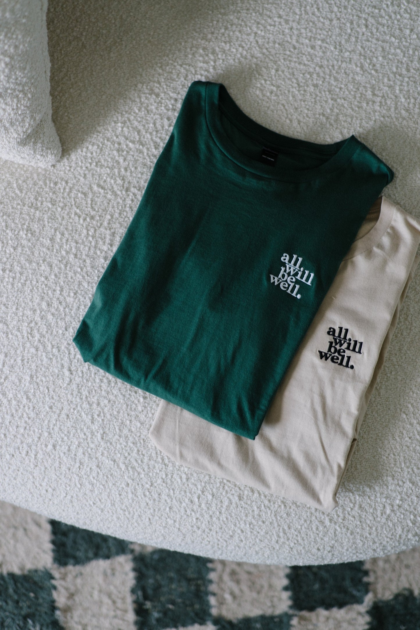 "All Will Be Well" Unisex T-Shirt (embroidered)