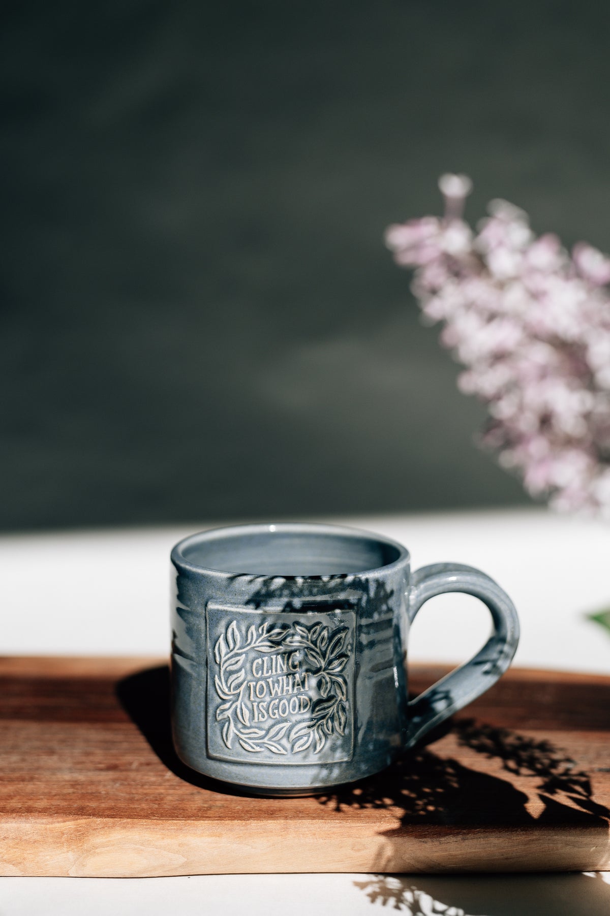 Cling to What is Good Mug – Daughters of Promise Ministry