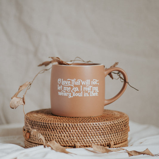 11 oz mug - God over all, yet God with me – daughtersofpromise
