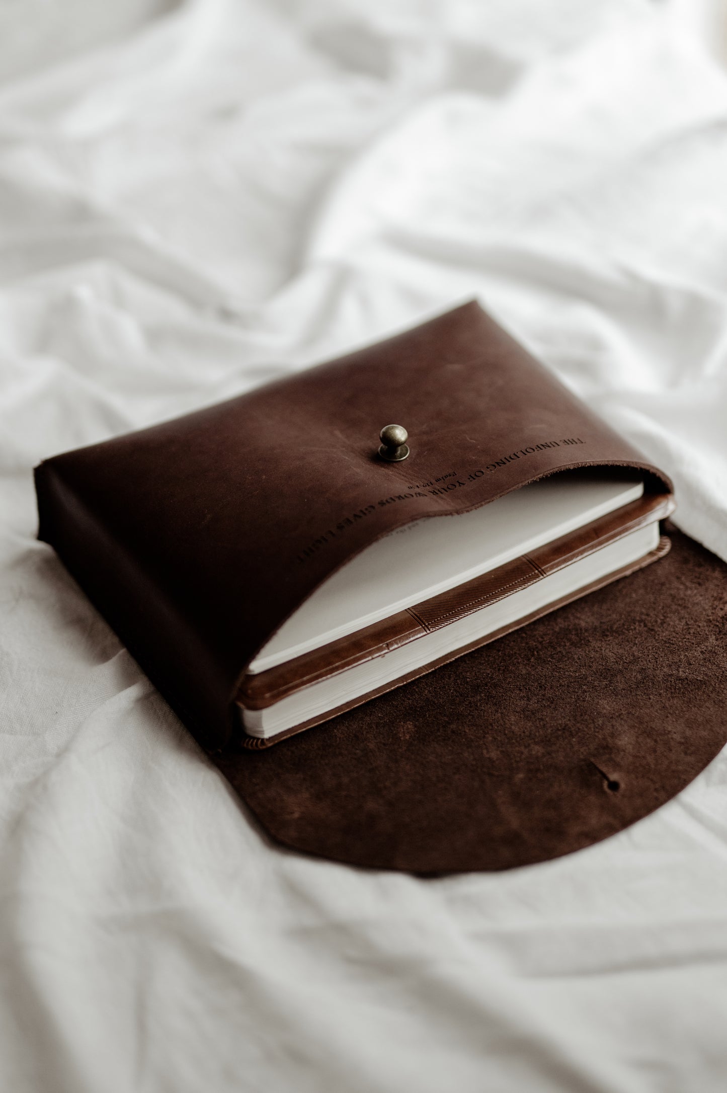 Handmade Leather Bible Pouch - Two Sizes