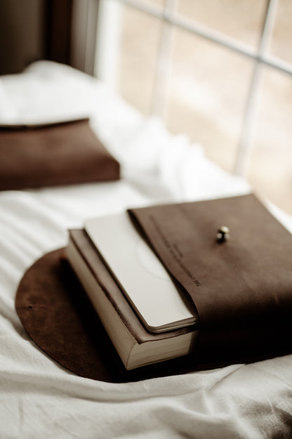 Handmade Leather Bible Pouch - Two Sizes