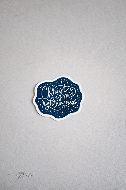 "Christ is My Righteousness" Sticker