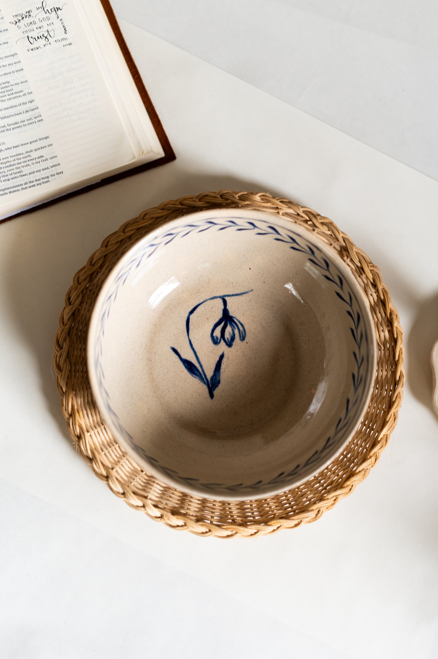 Sabbath Potteryware - The Snowdrop Serving Bowl