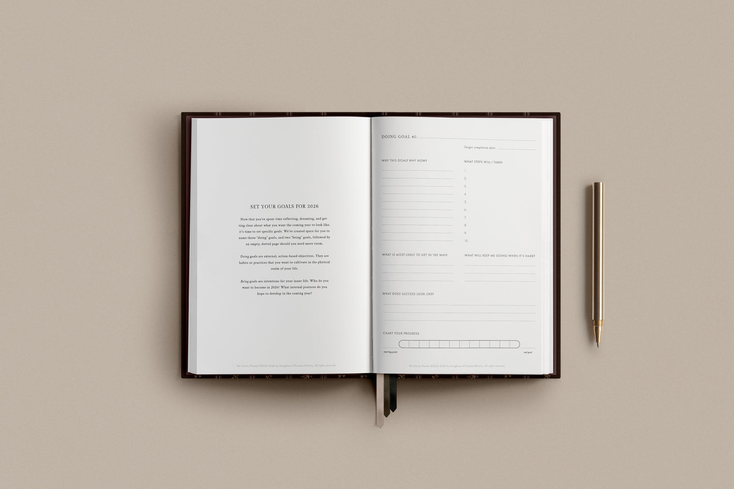 2026 Clarity Planner - DAILY PAGE VERSION