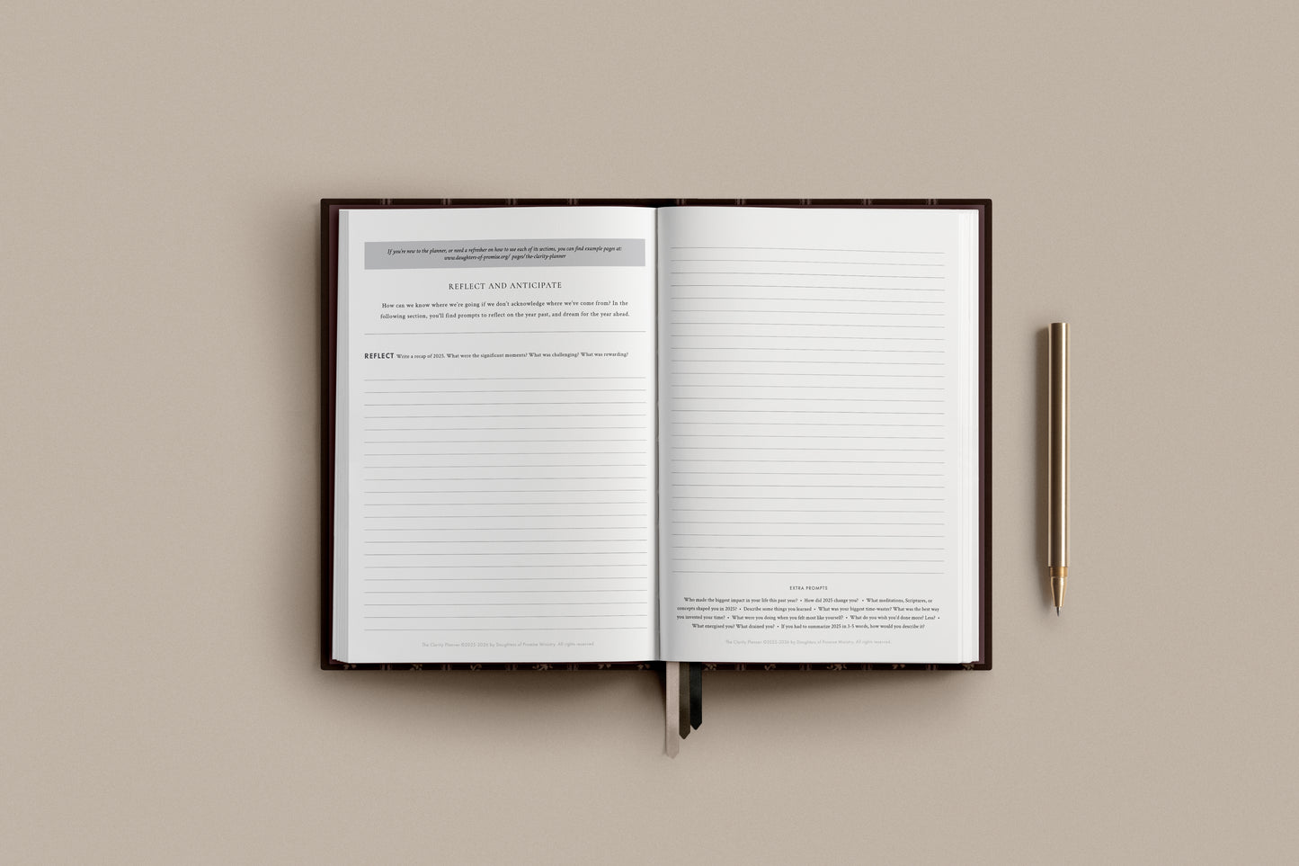 2026 Clarity Planner - DAILY PAGE VERSION
