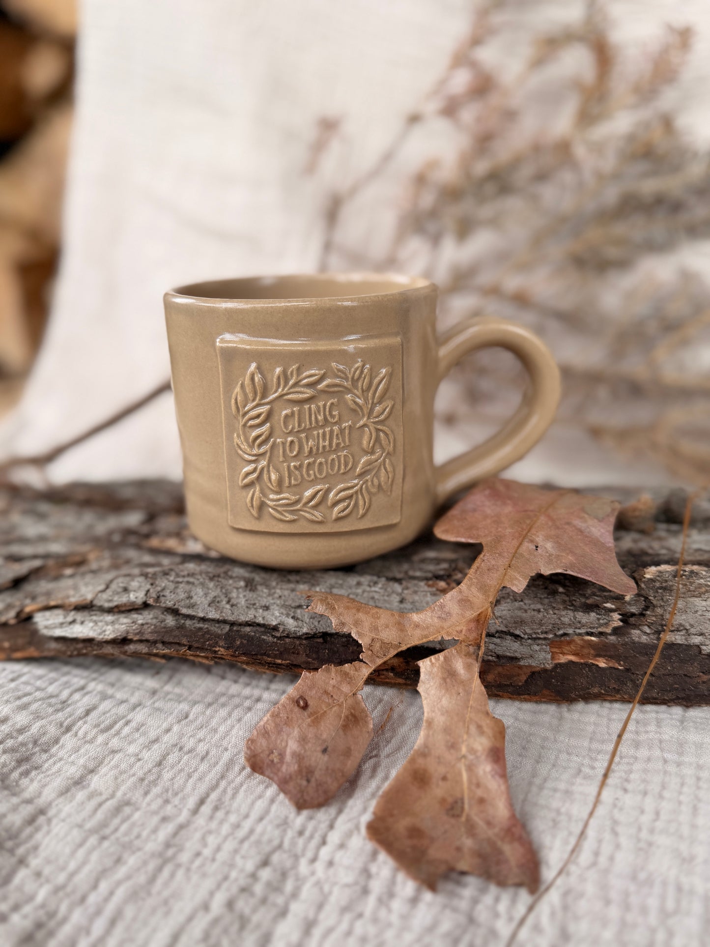 Cling to What is Good Mug