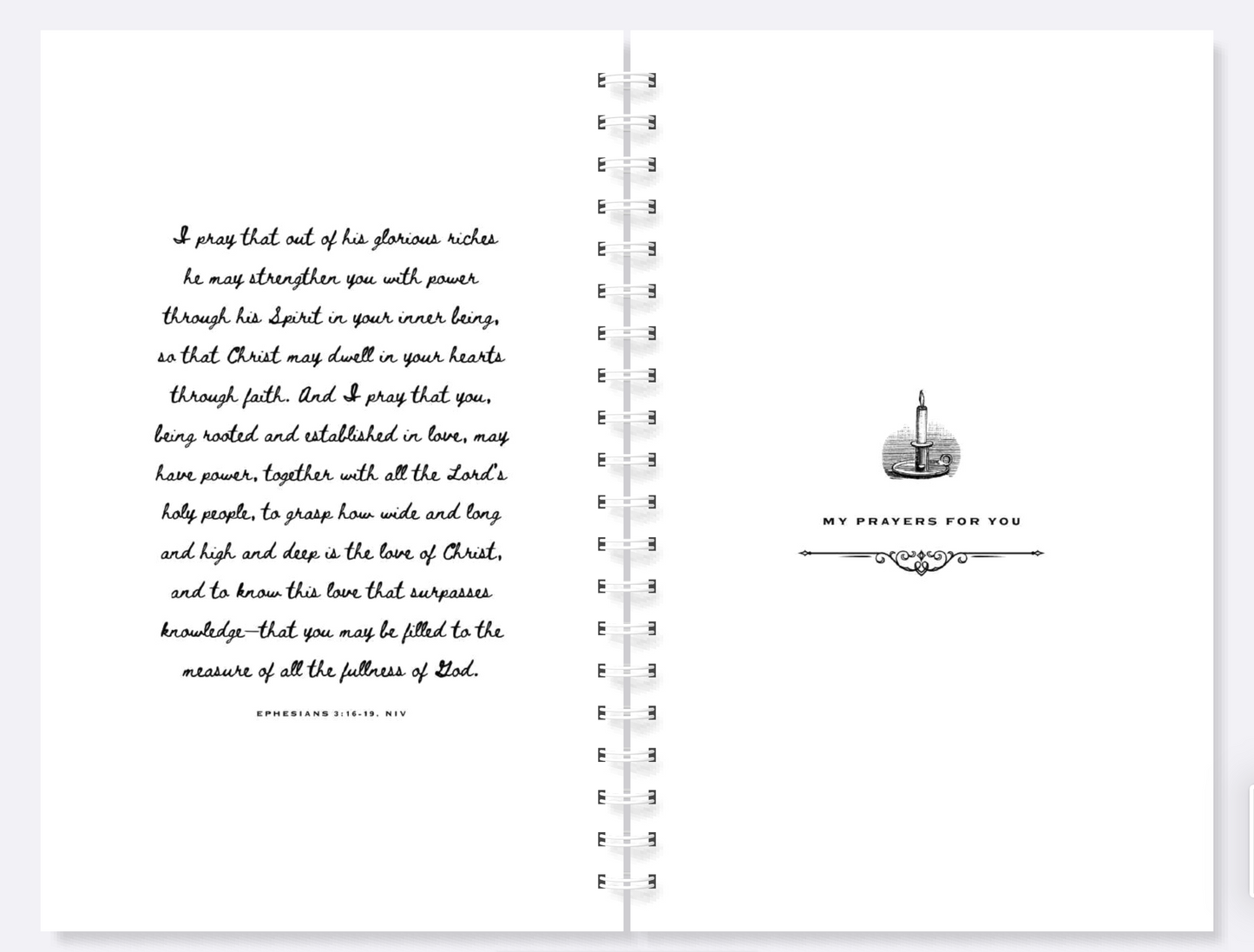 "My Prayers For You" Journal