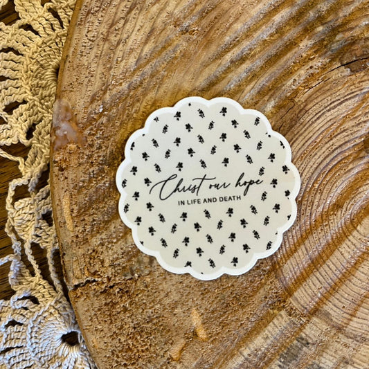 Christ Our Hope Sticker