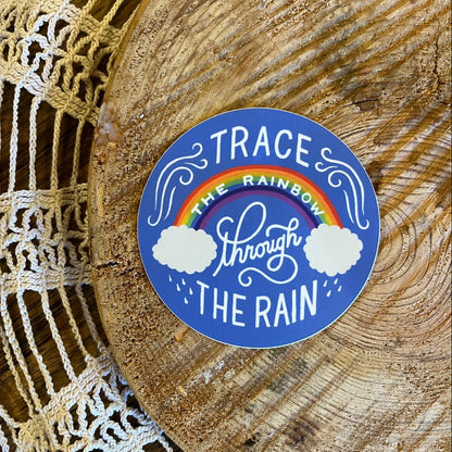Trace the Rainbow Sticker