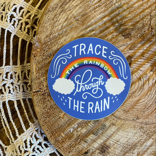 Trace the Rainbow Sticker