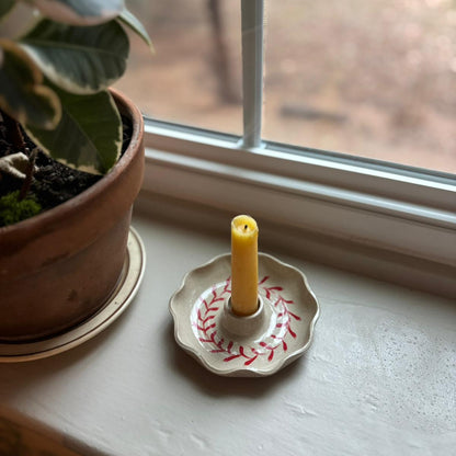 Quiet Time Pottery Candleholder