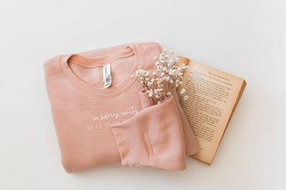 LIMITED EDITION Lord's Prayer Sweatshirt (Fall 2025)